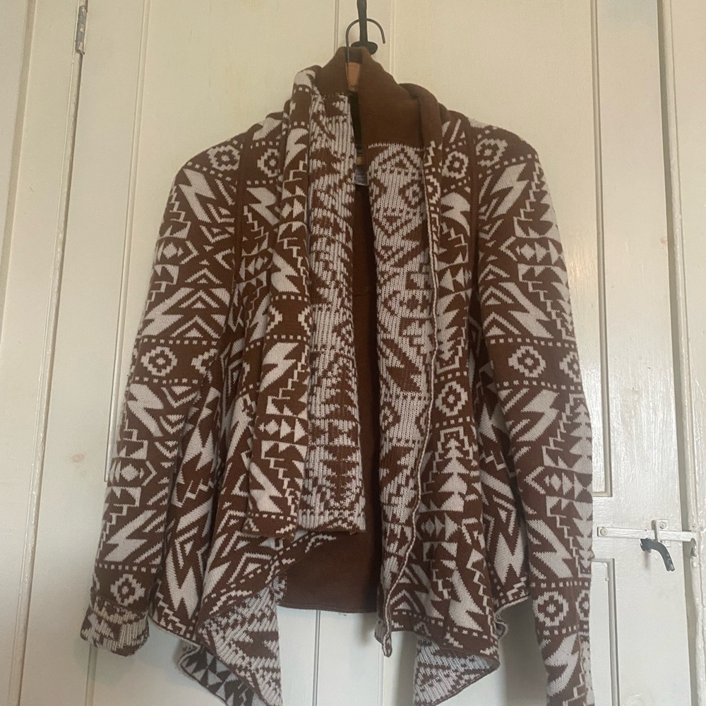 Patagonia Women's Cardigan Sweater Pine Mountain Wrap Sz Medium